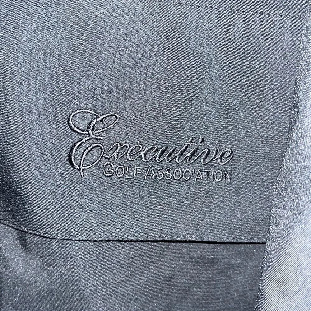 Black Executive Waterproof GoreTex Zero Restriction SS Pullover Golf Jacket XL